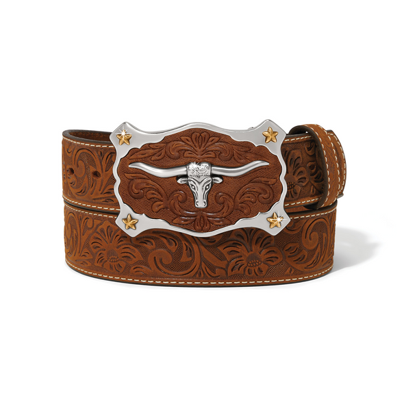 JUSTIN  LONGHORN AGED BARK BROWN - ACCESSORIES BELT MEN - C11198