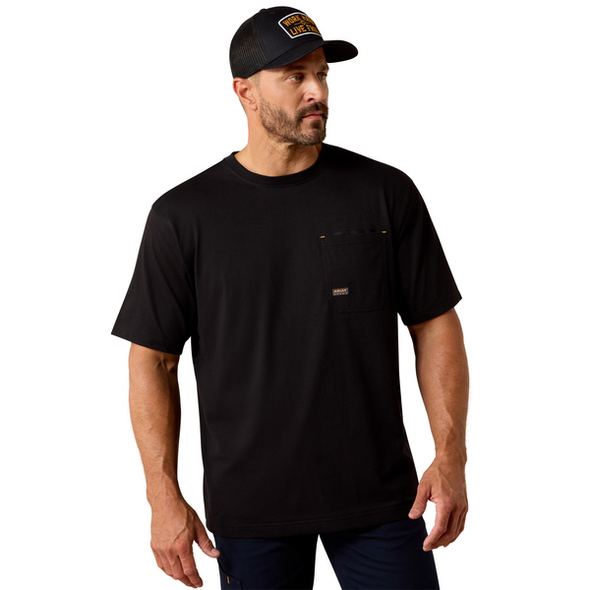 ARIAT REBAR WORKMAN GRAVEYARD - MENS TEE  - 10071307