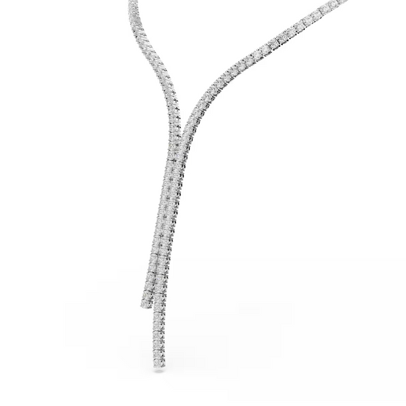 SWAROVSKI MATRIX Y ROUND CUT WHITE - ACCESSORIES JEWELRY NECKLACE - 5707988