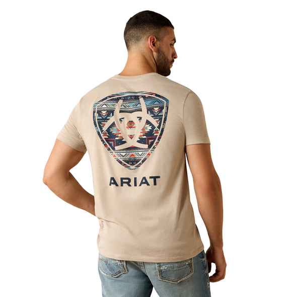 ARIAT ARIAT SHIELD SANDSTONE - MENS TEE  - 10062921