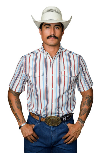 FERREL THE BROOKS MULTI STRIPING - MENS SHIRT  - FPS1026002