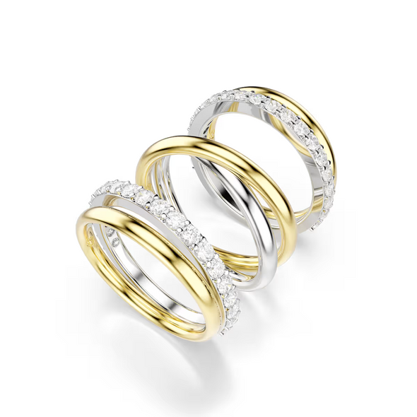 SWAROVSKI HYPERBOLA COCKTAIL MIXED 55 - ACCESSORIES JEWELRY RING - 5740414