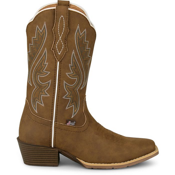 JUSTIN  DEZI BROWN COWHIDE - BOOT LADIES  - GY2881