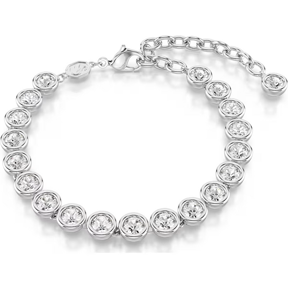 SWAROVSKI IMBER TENNIS WHITE SILVER M - ACCESSORIES JEWELRY BRACELET - 5682666