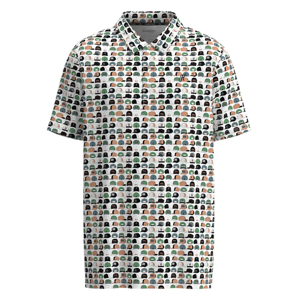HOOEY WEEKENDER MULTI HOOEY HATS - MENS POLO  - HP2601PRWH