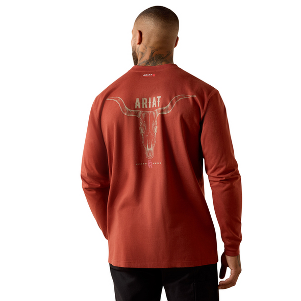 ARIAT FR AIR LONGHORN BRANDY SNIFTER - MENS TEE  - 10071080