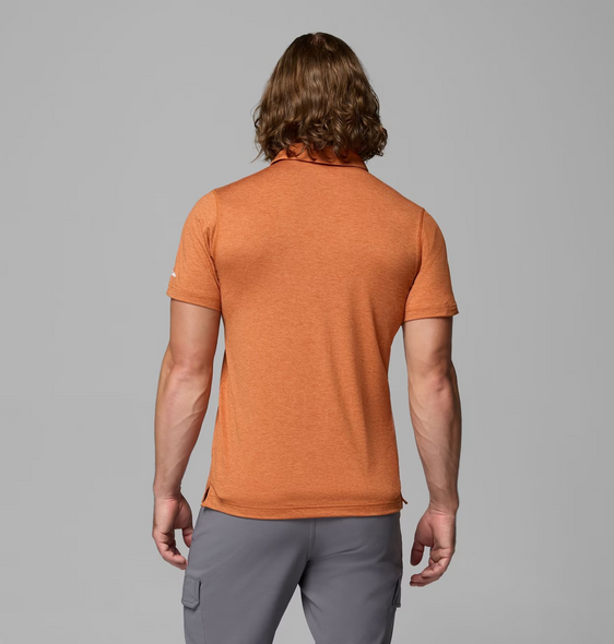 COLUMBIA CLG TECH TEXAS ORANGE - MENS POLO  - 1929591824