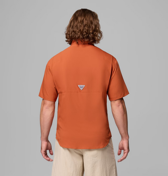 COLUMBIA PFG TAMIAMI TEXAS ORANGE - MENS SHIRT  - 1277021826