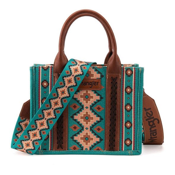 WRANGLER SOUTHWESTERN TURQUOISE SMALL - LADIES PURSES  - WG2203-8120SWTQ