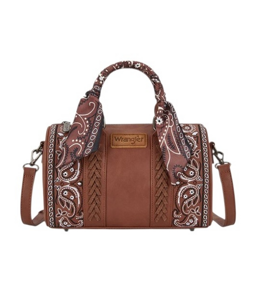 MONTANA WEST DESERT BROWN PAISLEY BOSTON - LADIES PURSES  - WG331-9012BR
