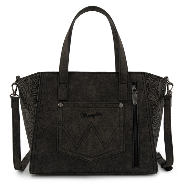 MONTANA WEST GENUINE HAIR-ON COWHIDE BLACK - LADIES PURSES  - WG252-8012BK