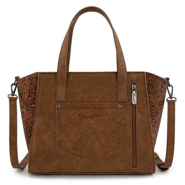 MONTANA WEST GENUINE HAIR-ON COWHIDE BROWN - LADIES PURSES  - WG252-8012BR