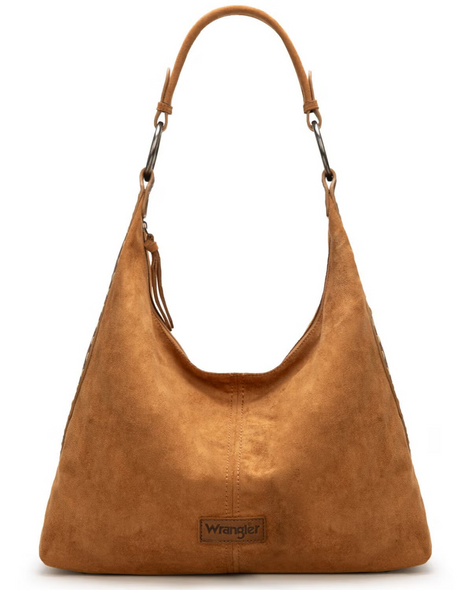 MONTANA WEST FLORAL TOOLED HOBO BAG BROWN - LADIES PURSES  - WG276-9182BR