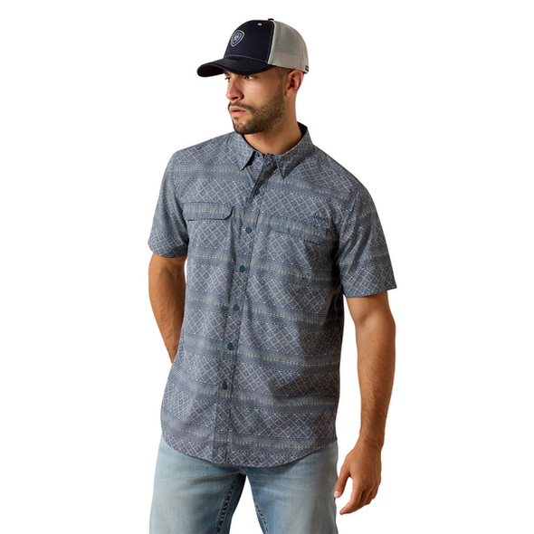 ARIAT VENTEK OUTBOUND FITTED DENIM - MENS SHIRT  - 10071048