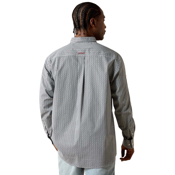 ARIAT TEAM LOGO WARD BLACK RED - MENS SHIRT  - 10071716