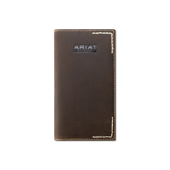 ARIAT THICK STITCH BROWN WORK RODEO - ACCESSORIES WALLET  - A3403002