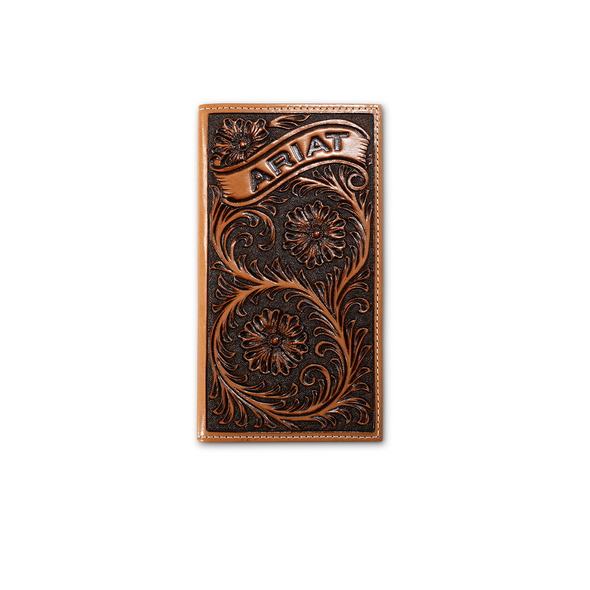 ARIAT FLORAL ARIAT BANNER TAN - ACCESSORIES WALLET  - A3568008