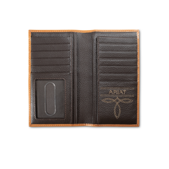 ARIAT FLORAL ARIAT BANNER TAN - ACCESSORIES WALLET  - A3568008