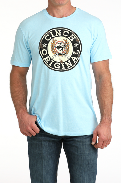 CINCH CINCH ORGINAL LIGHT BLUE - MENS TEE  - MTT1690714