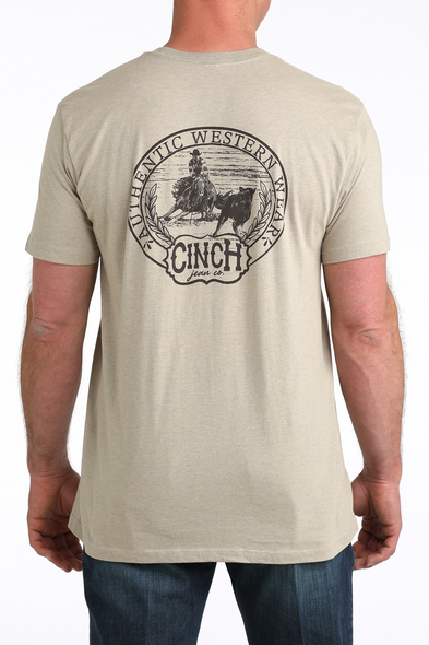 CINCH AUTHENTIC WESTERN STONE - MENS TEE  - MTT1690717