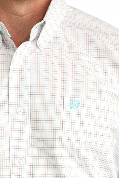 CINCH WHITE CLASSIC FIT PLAID - MENS SHIRT  - MTW1111510