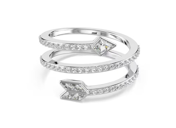 SWAROVSKI IDYLLIA  ARROW RHODIUM WHITE - ACCESSORIES JEWELRY RING - 574152