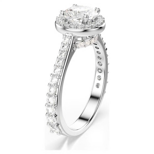 SWAROVSKI UNA ANGELIC ROUND CUT SILVER - ACCESSORIES JEWELRY RING - 571792