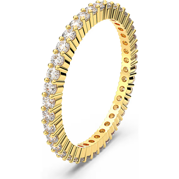 SWAROVSKI MATRIX VITTORE GOLD WHITE - ACCESSORIES JEWELRY RING - 565570