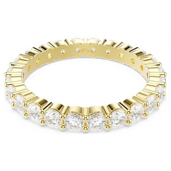 SWAROVSKI MATRIX VITTORE GOLD WHITE - ACCESSORIES JEWELRY RING - 575061