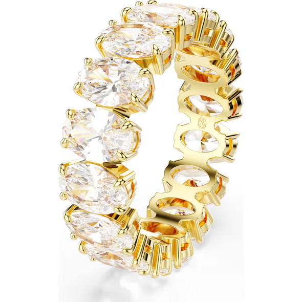 SWAROVSKI MATRIX OVAL CUT GOLD WHITE - ACCESSORIES JEWELRY RING - 570719