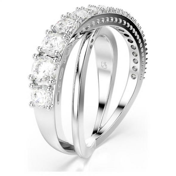 SWAROVSKI INTERTWINE HYPERBOLA SILVER - ACCESSORIES JEWELRY RING - 571495