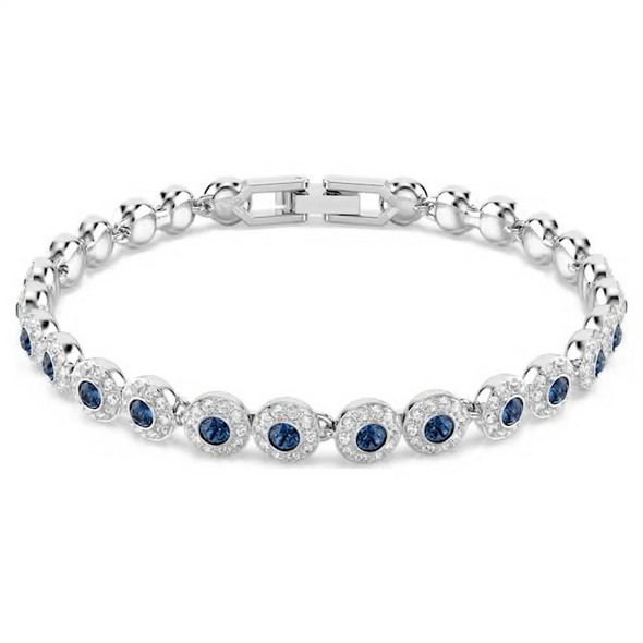 SWAROVSKI UNA ANGELIC ROUND SILVER BLUE - ACCESSORIES JEWELRY BRACELET - 5733401