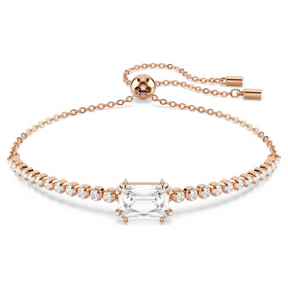 SWAROVSKI MATRIX TENNIS WHITE ROSE GOLD - ACCESSORIES JEWELRY BRACELET - 5730706