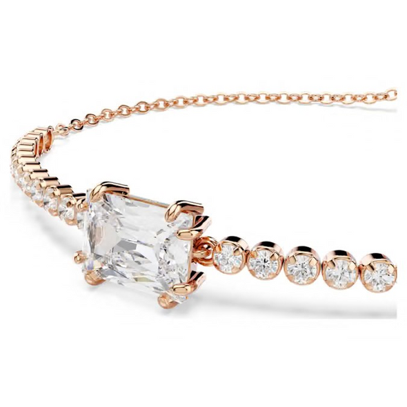 SWAROVSKI MATRIX TENNIS WHITE ROSE GOLD - ACCESSORIES JEWELRY BRACELET - 5730706
