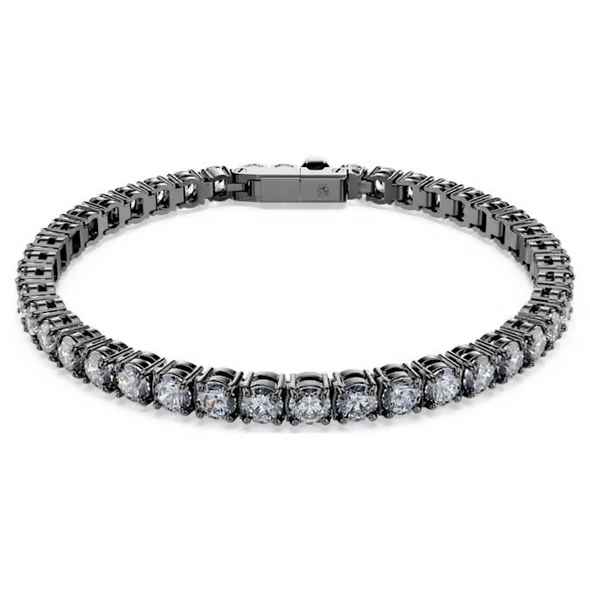 SWAROVSKI MATRIX TENNIS GRAY SILVER - ACCESSORIES JEWELRY BRACELET - 569392