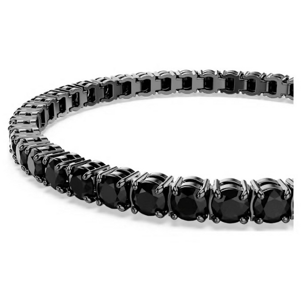 SWAROVSKI MATRIX TENNIS BLACK SILVER - ACCESSORIES JEWELRY BRACELET - 569603