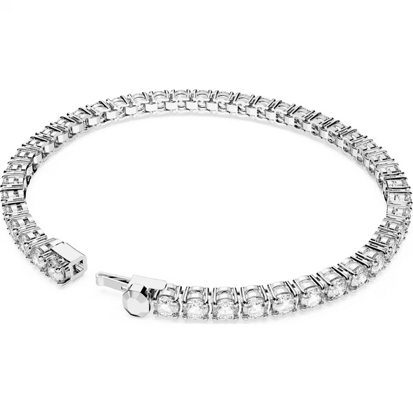 SWAROVSKI MATRIX TENNIS SILVER WHITE - ACCESSORIES JEWELRY BRACELET - 564893