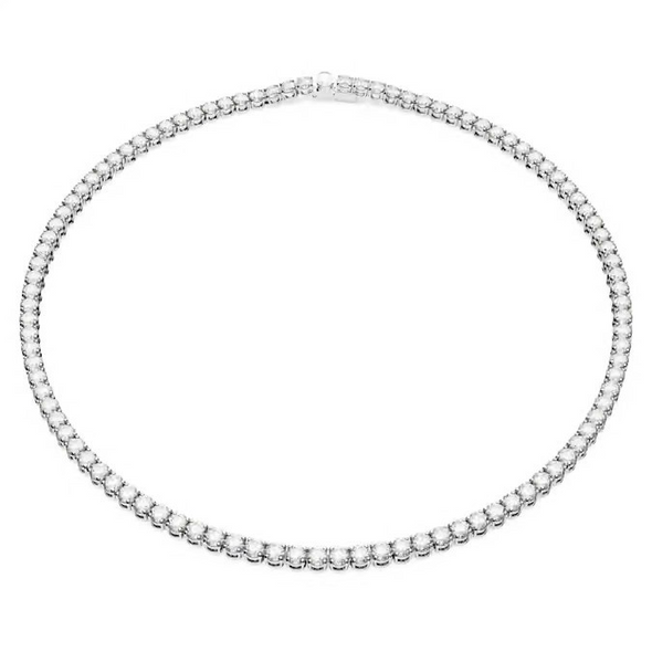 SWAROVSKI MATRIX TENNIS SILVER WHITE - ACCESSORIES JEWELRY NECKLACE - 568179