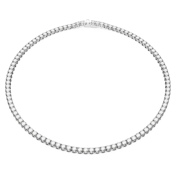 SWAROVSKI MATRIX TENNIS SILVER WHITE - ACCESSORIES JEWELRY NECKLACE - 568179