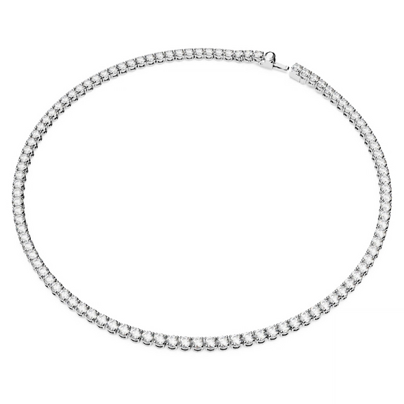 SWAROVSKI MATRIX TENNIS SILVER WHITE - ACCESSORIES JEWELRY NECKLACE - 568179
