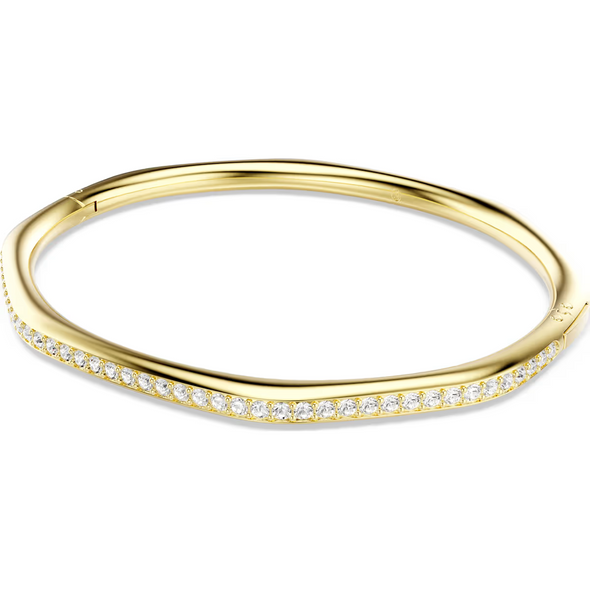 SWAROVSKI DEXTERA BANGLE OCTAGON GOLD - ACCESSORIES JEWELRY BRACELET - 572458