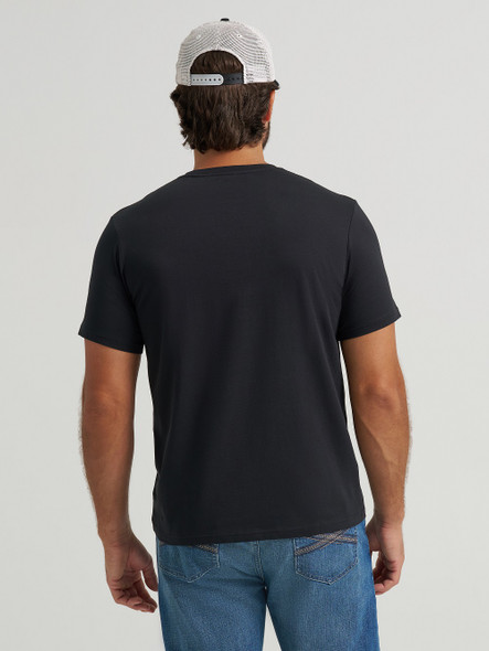 WRANGLER LONG LIVE COWBOYS JET BLACK - MENS TEE  - 112375763