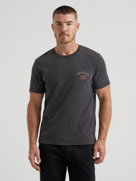 WRANGLER AMERICAN LEGEND JET BLACK - MENS TEE  - 112375726