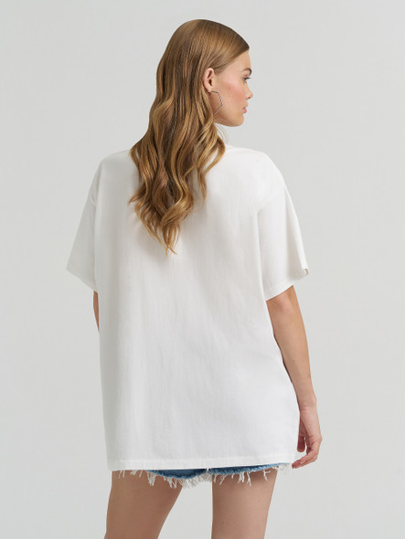 WRANGLER LAINEY WILSON GIDDY UP WHITE - LADIES SHIRT  - 112380496