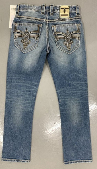 ROCK REVIVAL WES J202 STRAIGHT - MENS JEANS  - RP5811J202R