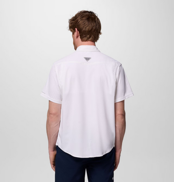 COLUMBIA PFG SKIFF GUIDE WHITE - MENS POLO  - 2136761100