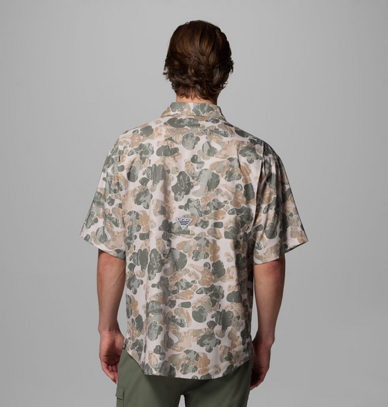 COLUMBIA SUPER TAMIAMI DARK STONE CAMO - MENS SHIRT  - 1438961278