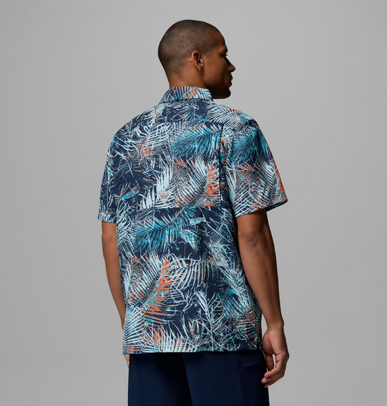 COLUMBIA SUPER SLACKCOLLEGIATE NAVY - MENS SHIRT  - 1653761516