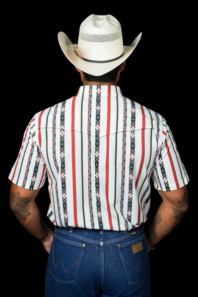 FERREL THE POST IN GREEN STRIPE - MENS SHIRT  - FPS1026030