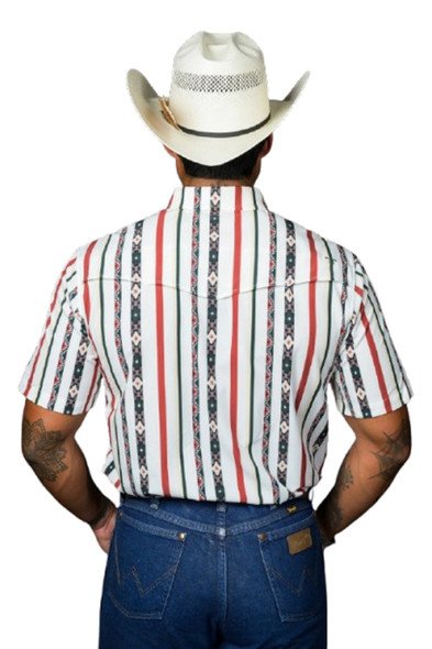 FERREL THE POST IN GREEN STRIPE - MENS SHIRT  - FPS1026030